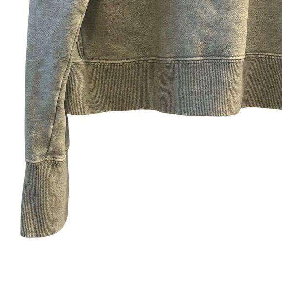 JoyLab Women's Medium Gray Half-Zip Hoodie Long Sleeve Casual Top - Picture 9 of 14